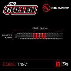 Rzutki Winmau Joe Cullen 85% stali 23g, 25g