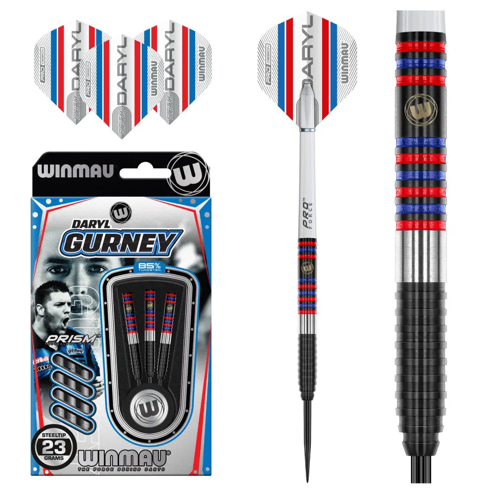 Rzutki Winmau Daryl Gurney 85% stali 23g, 25g
