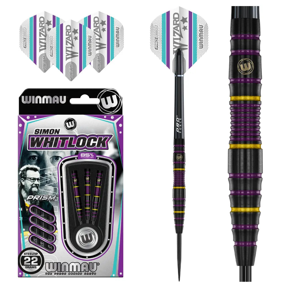 Rzutki Winmau Simon Whitlock 85% stalowe 22g, 24g