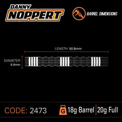 Winmau Danny Noppert 85% miękkie rzutki 20g