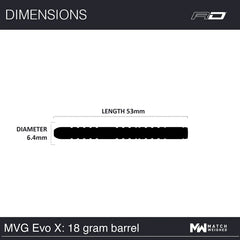 Winmau Michael Van Gerwen MvG EVO X Softdarts 20g