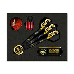 Red Dragon Jonny Clayton 50 Years Player Limited Edition Steeldarts 22g