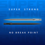 Harrows Quick Point Dartspitzen Silber - Schwarz