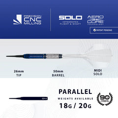 Harrows GEO Parallel Softdarts 18g, 20g