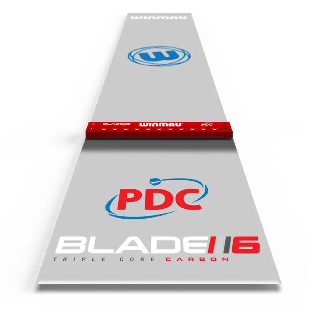 Winmau Clearzone PVC Dart Mat Dartteppich Dartmatte mit integrierter Oche