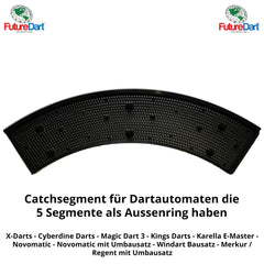 Aussenring - Fangring - 1 Catch Segment für Darts mit 5 Segmenten als Aussenring