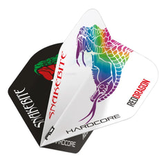 Red Dragon Peter Wright Snakebite Double Sided Ying Yang Flights