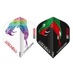 Red Dragon Peter Wright Snakebite Double Sided Ying Yang Flights
