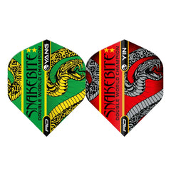 Red Dragon Peter Wright Snakebite Double Sided Ying Yang Flights