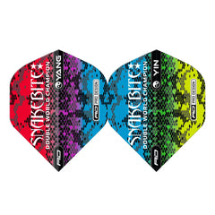 Red Dragon Peter Wright Snakebite Double Sided Ying Yang Flights