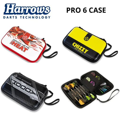 Harrows Pro 6 Case  Dartwallet Heta - Chisnall - Woodhouse