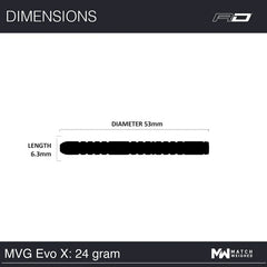 Winmau Michael Van Gerwen MvG EVO X Steeldarts 21g, 22,5g 24g