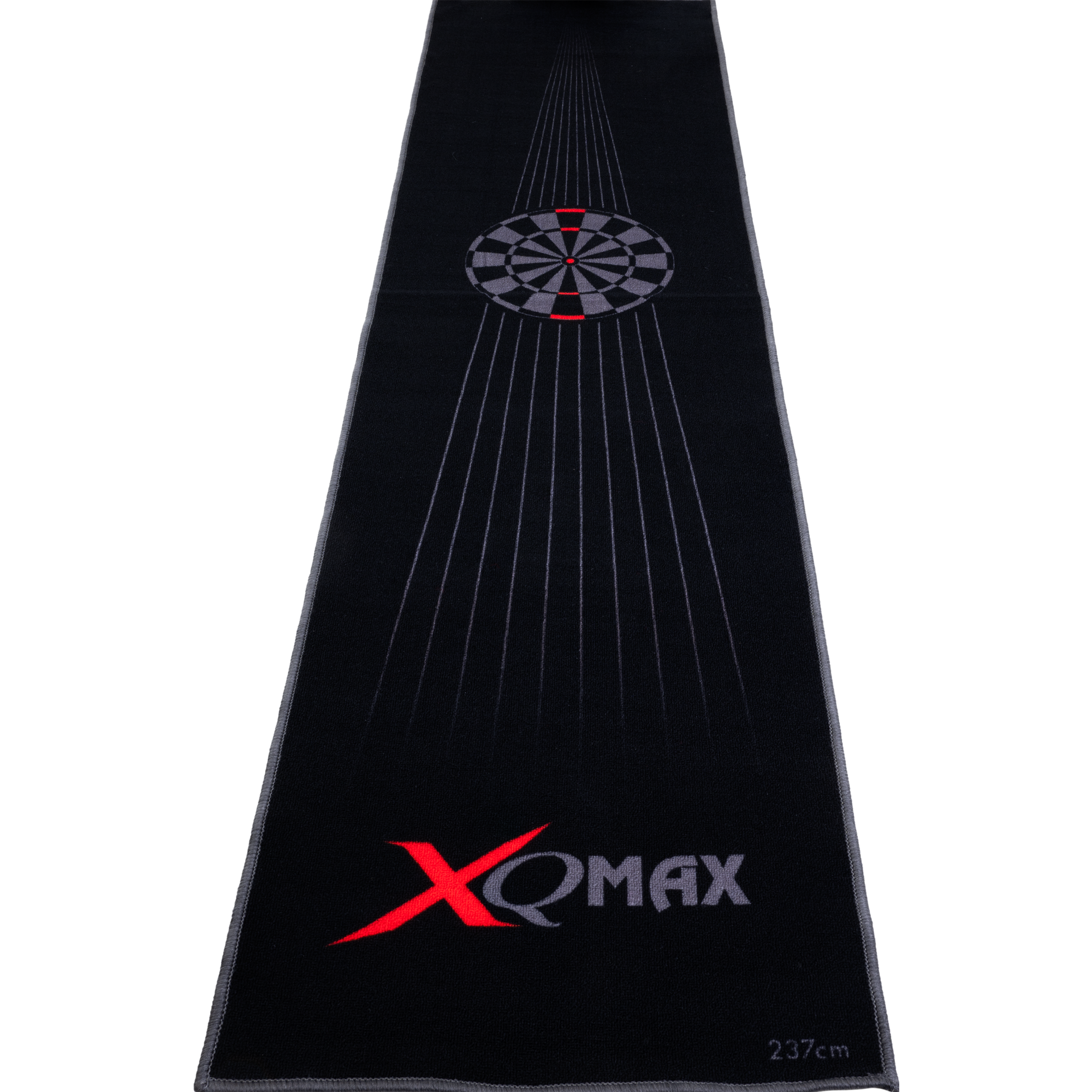 XQ Max Dartteppich Dartboard Schwarz-Rot