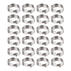 XQ Max Dart Spring Rings Shaft Rings Shaft Rings for Nylon Shaft Silver Pack of 24