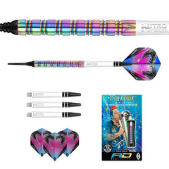Red Dragon Peter Wright Snakebite 1 Rainbow Softdarts 18g