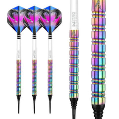 Red Dragon Peter Wright Snakebite 1 Rainbow Softdarts 18g
