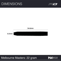 Red Dragon Peter Wright Snakebite Melbourne Masters Edition Steeldarts 22g