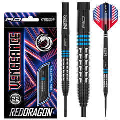 Steeldarts Red Dragon Vengeance Blue 22g, 24g