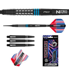 Miękkie rzutki Red Dragon Vengeance Blue 20g
