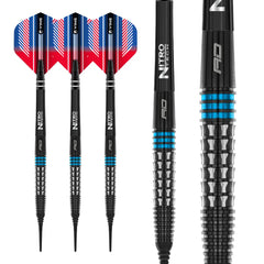Miękkie rzutki Red Dragon Vengeance Blue 20g