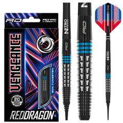 Miękkie rzutki Red Dragon Vengeance Blue 20g