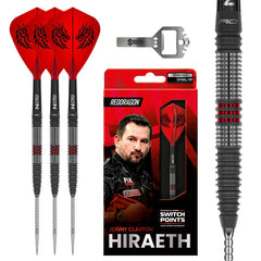 Red Dragon Jonny Clayton Hiraeth Switch Point Steeldarts 22g, 23g