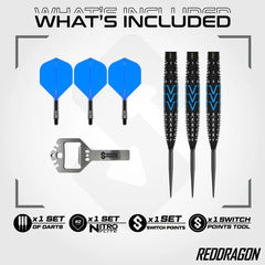 Red Dragon Amp Torpedo Switch Point Steeldarts 24g, 26g