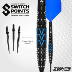 Red Dragon Amp Torpedo Switch Point Steeldarts 24g, 26g