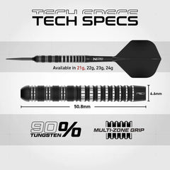 Red Dragon Sable 01 90% Parallel Switch Point Steeldarts 21g, 22g, 23g, 24g