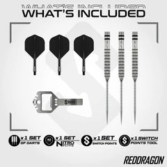 Red Dragon Gian van Veen TE Switch Points Steeldarts 21g
