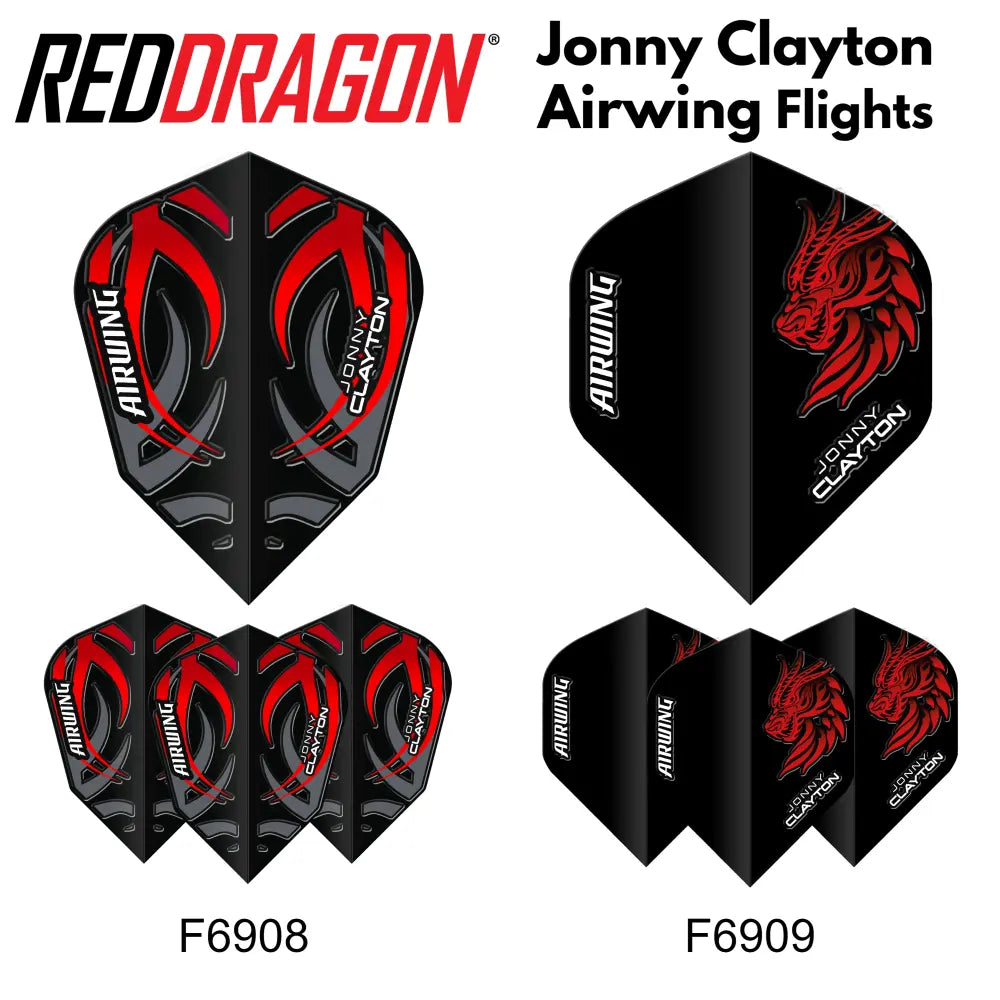 Red Dragon Jonny Clayton Airwing Molded Flights