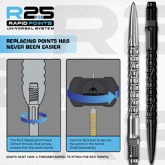 Mission R2.5 Rapid SG2 Steeldart Spitzen