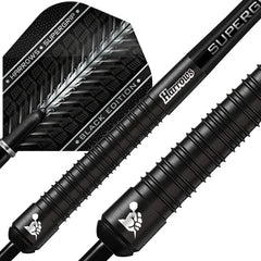 Harrows Supergrip Black Edition Steeldarts 21g, 22g, 23g, 24g, 25g, 26g, 28g, 30g