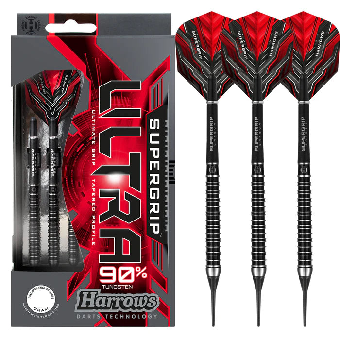 Harrows Supergrip Ultra Softdarts 18g, 21g, 22g