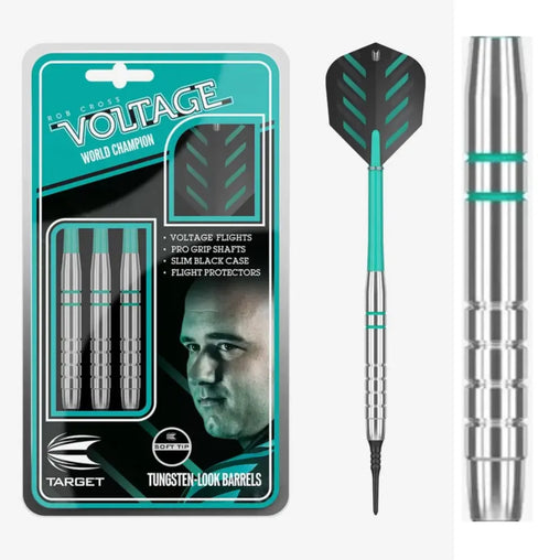Miękkie rzutki Target Rob Cross Silver Volt - 18g