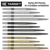 Target Swiss DX Point Silber, Schwarz, Gold