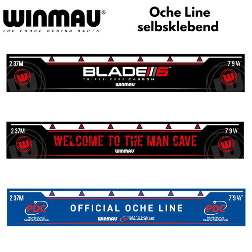 Linka do rzutek Winmau Oche Line samoprzylepna - BLADE 6 - Man Cave - PDC