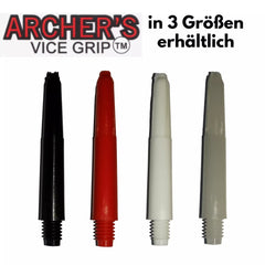 Archers Vice Grip Nylon Shafts - Weiß - Short 34 mm - FutureDart
