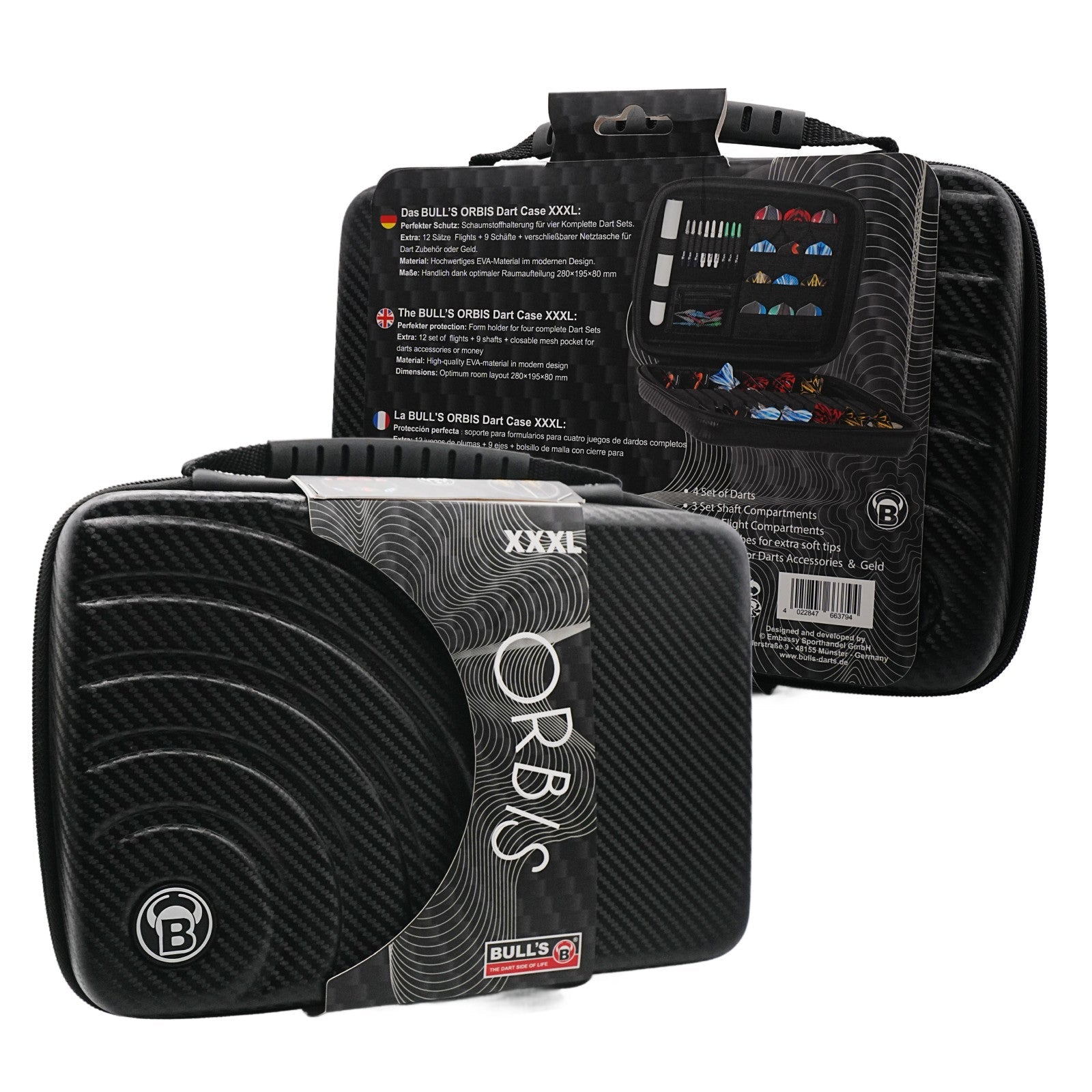 Bulls Orbis 3XL Carbongrey Dartcase Dartkoffer - FutureDart