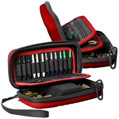 Bulls Orbis Dartcase S Dartkoffer in 5 Farben für 1 Satz Darts - Dart Tasche - Red - FutureDart