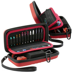 Bulls Orbis Dartcase S Dartkoffer in 5 Farben für 1 Satz Darts - Dart Tasche - Red - FutureDart