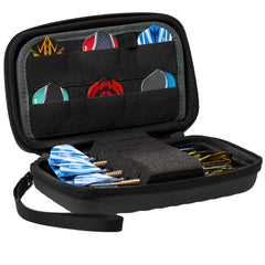 Bulls Orbis Dartcase XL Dartkoffer in 5 Farben für 2 Sätze Darts - Dart Tasche - Black - FutureDart