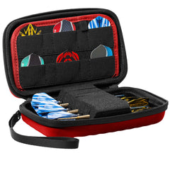 Bulls Orbis Dartcase XL Dartkoffer in 5 Farben für 2 Sätze Darts - Dart Tasche - Red - FutureDart