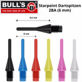 Bulls STAR POINT Dartspitzen 2BA Soft Tip Points - 100/1000 Stück