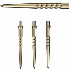 Caliburn Evo Dart Points Ripple - No Lip Silver - Black - Gold - Coral - Silver - 28 mm - FutureDart