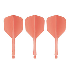Caliburn SUP Lite Flights - Moulded Flight & Shaft - Standard No6 - Schwarz - Short 21.5 mm - FutureDart