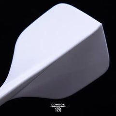 CONDOR AXE 120 SMALL Shape Flight Stems Shafts - Clear Purple - S= 18mm - FutureDart