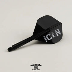 Condor AXE AFRICAN WARRIOR Devon Petersen Standard Shape Flight Stems Shafts - Black - S= 21.5mm - FutureDart