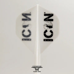 Condor AXE AFRICAN WARRIOR Devon Petersen Standard Shape Flight Stems Shafts - White - S= 21.5mm - FutureDart