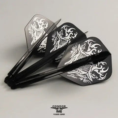 Condor AXE DEER Yoshino Hiroyuki Standard / Small Shape Flight Stems Shafts - Black Small - S= 21.5mm - FutureDart
